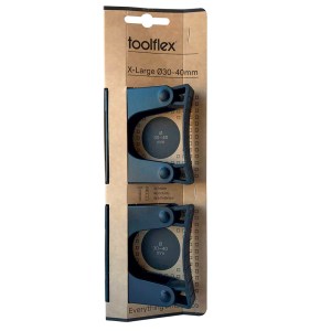 Vikan Toolflex Original X-Large Holder 2-Pack: Versatile Tool Storage Solution Ø30-40mm